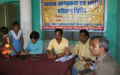Health Camp held in Panna on World Health Day, April 2012