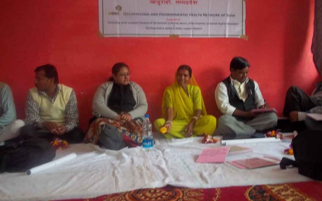 Silicosis Victims Meeting, Khajuraho, MP, February 2013