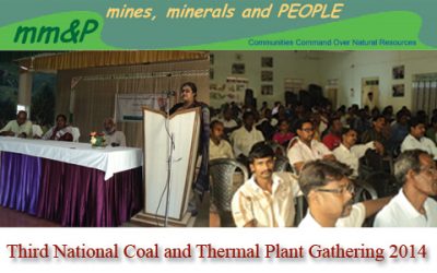 03rd National Coal & Thermal  Plant Gathering, Dumka, 16-17 Oct. 2014