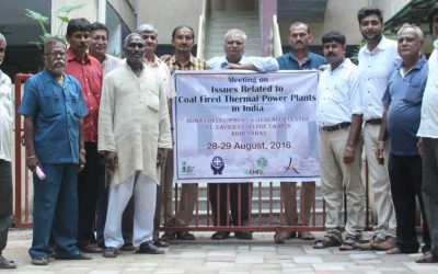 Meeting on Issues Related to Coal Fired Thermal Power Plants in India, 28-29 August 2016