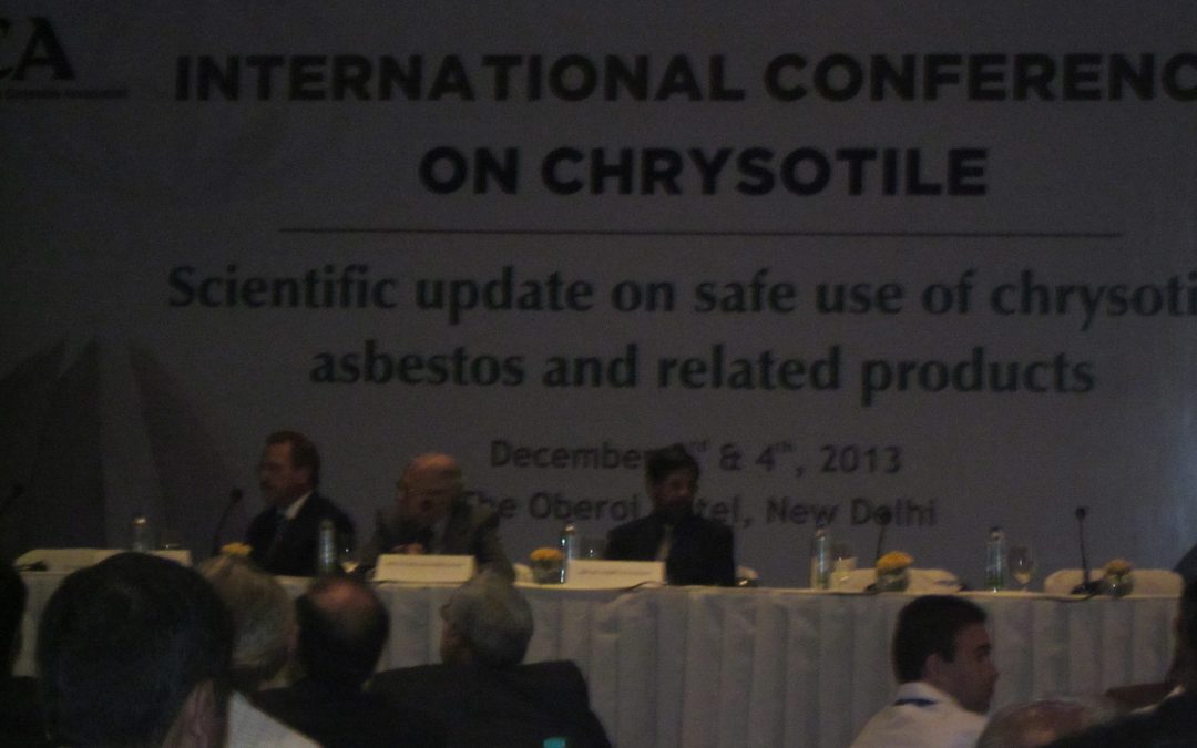 Press Conference on Hazards of Asbestos, Delhi, December 2013