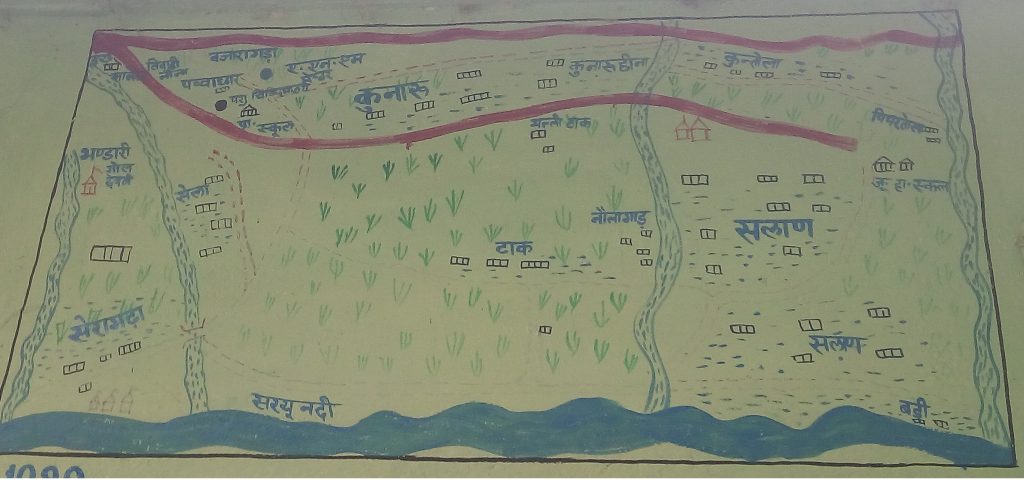 Kuntola Village Map