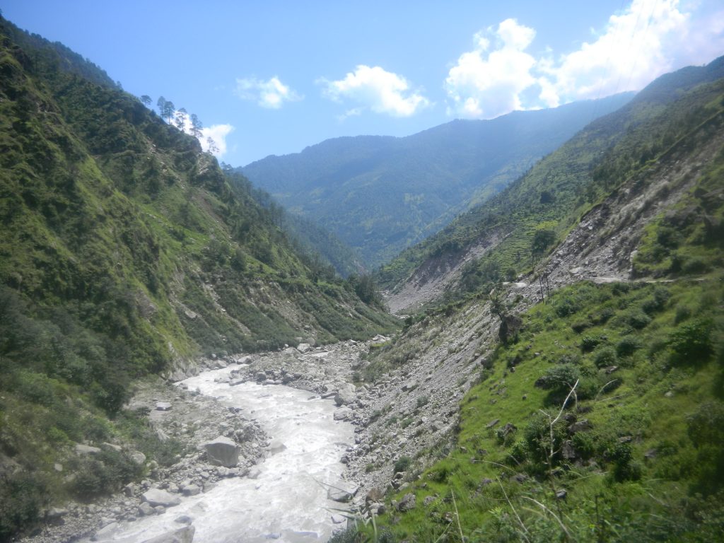 Dhauli Upstream of Chirkila Dam