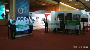 Picture of exhibition organised by Russian federation -Pro Chrysotile representatives| PC- iBAN