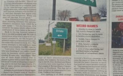 Why some towns dump their silly names while others embrace them.