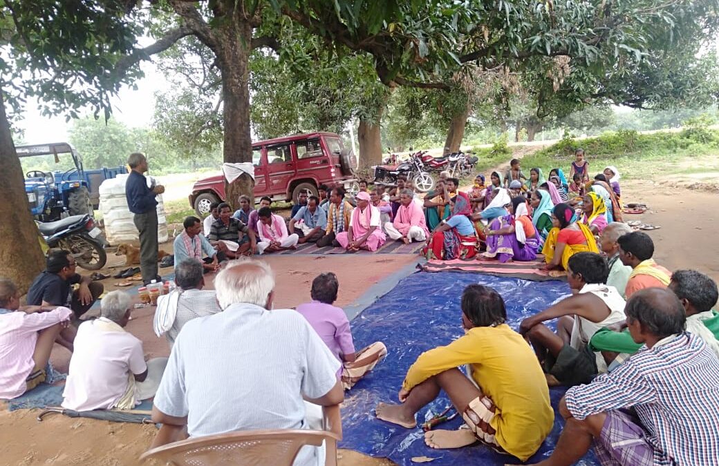 Preparation meeting at Village Kudumkela