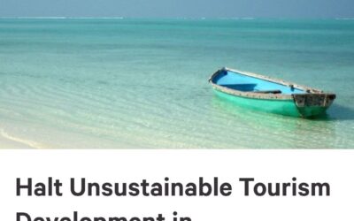 Petition- Halt Unsustainable Tourism Development in Lakshadweep