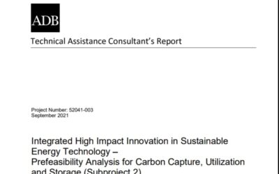 Integrated High Impact Innovation in Sustainable  Energy Technology  Prefeasibility Analysis for Carbon Capture, Utilization  and Storage (Subproject 2)
