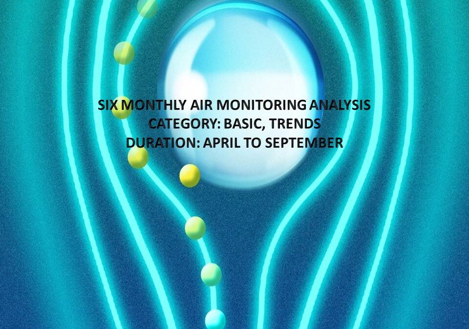 Air Monitoring Analysis for April-September 2021